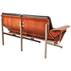 Rare Cornelis Zitman Two-Seater Leather Sofa, 1964 9