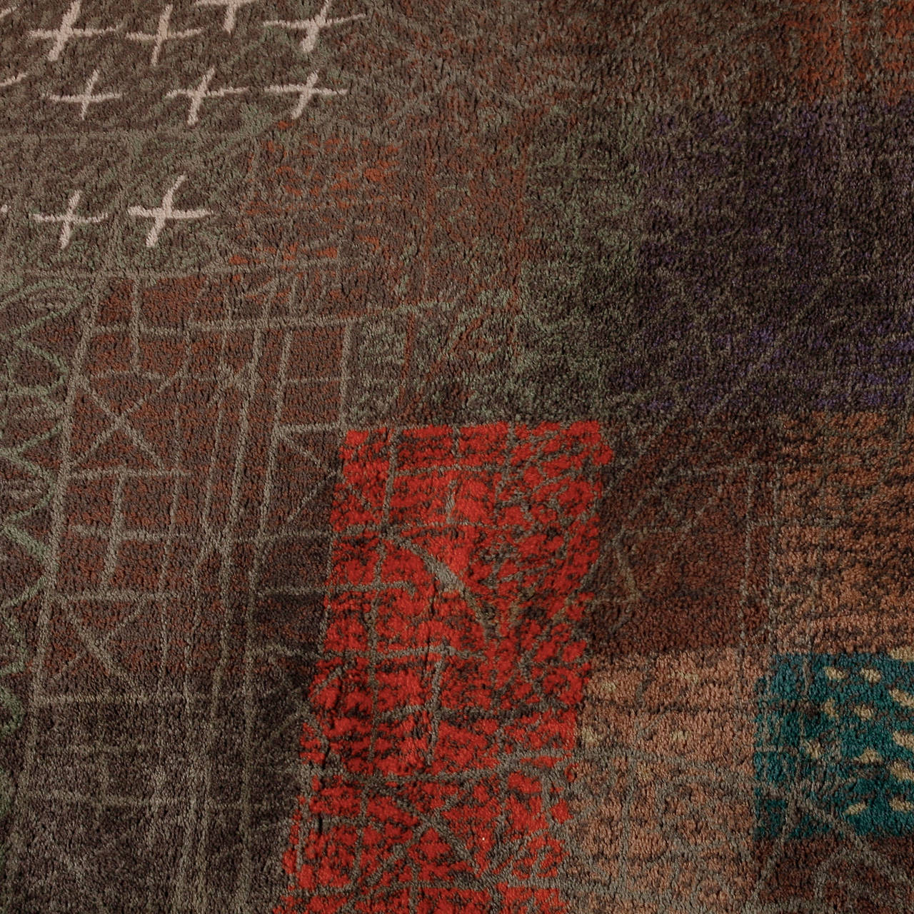Late 20th Century Paul Klee Carpet