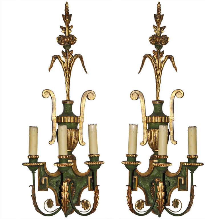 Pair of 19th Century Sconces For Sale