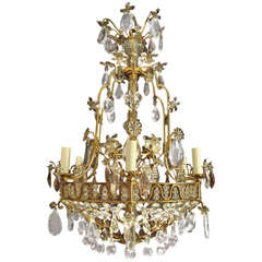 An exquisite chandelier attributed to Bagues of Paris