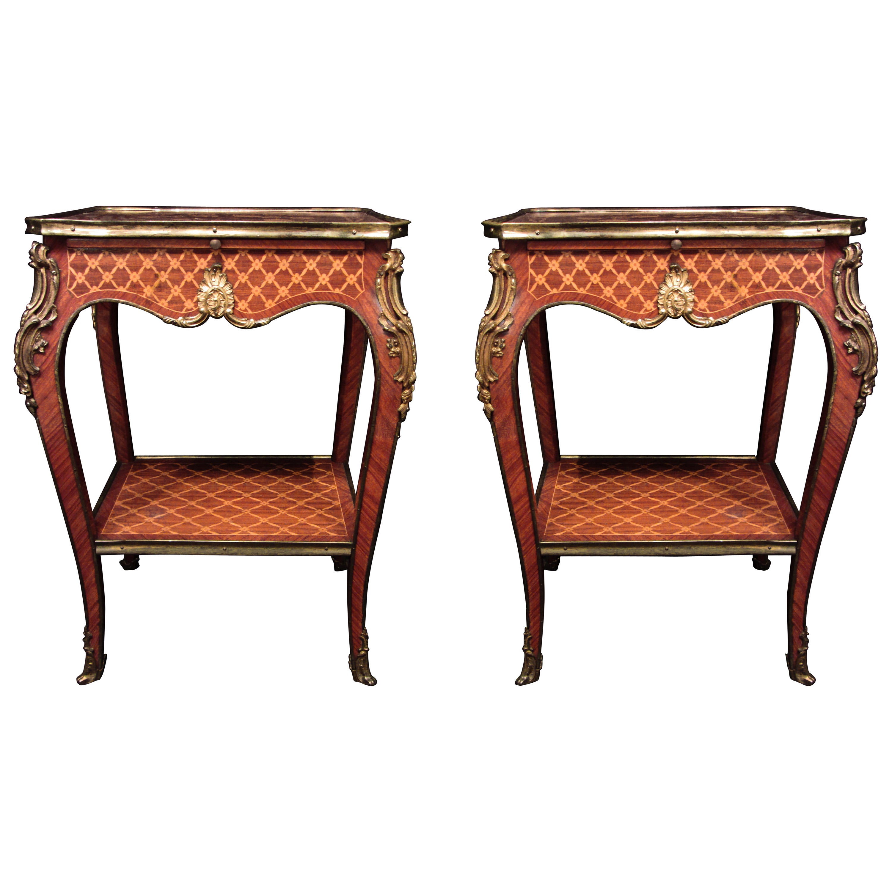 Pair of French Salon Tables