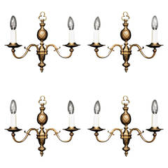 Set of Four 17th Century Style Wall Lights