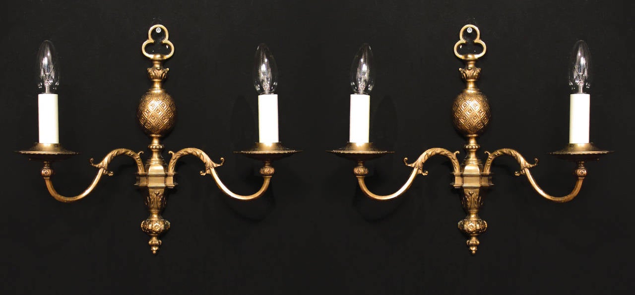 Set of Four 17th Century Style Wall Lights