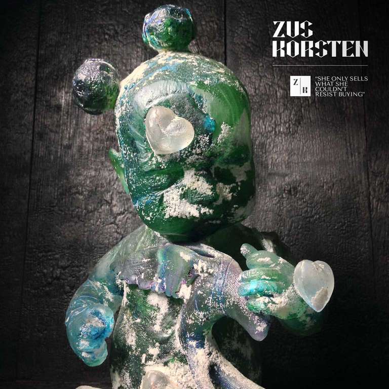 Dutch Glass Baby Sculpture by Richard Price