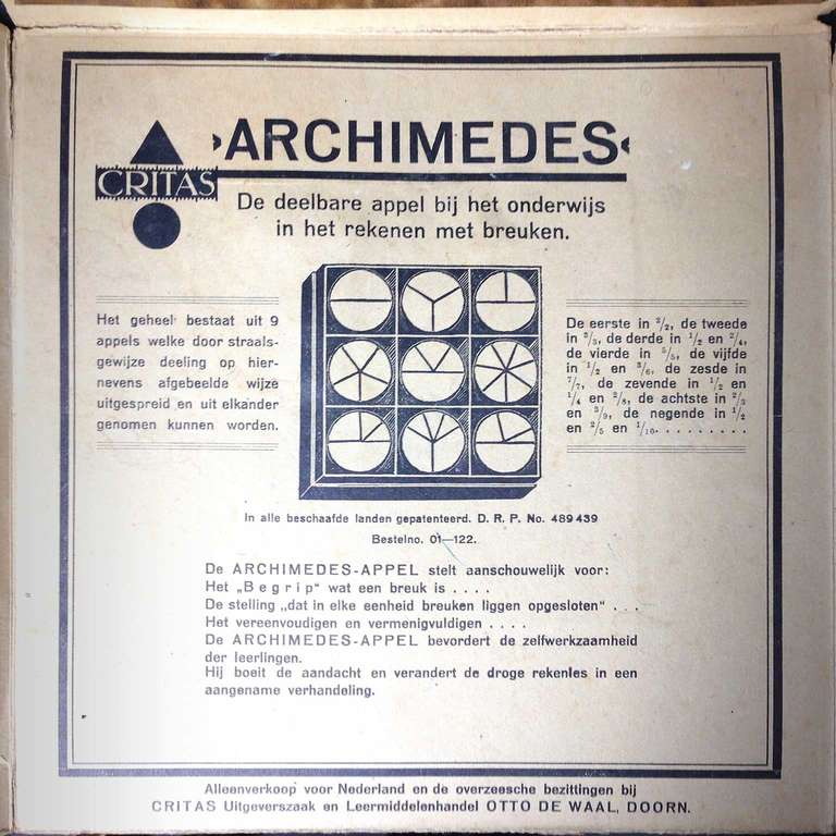 Archimedes Apples to Learn Fractions In Excellent Condition In Haarlem, NL
