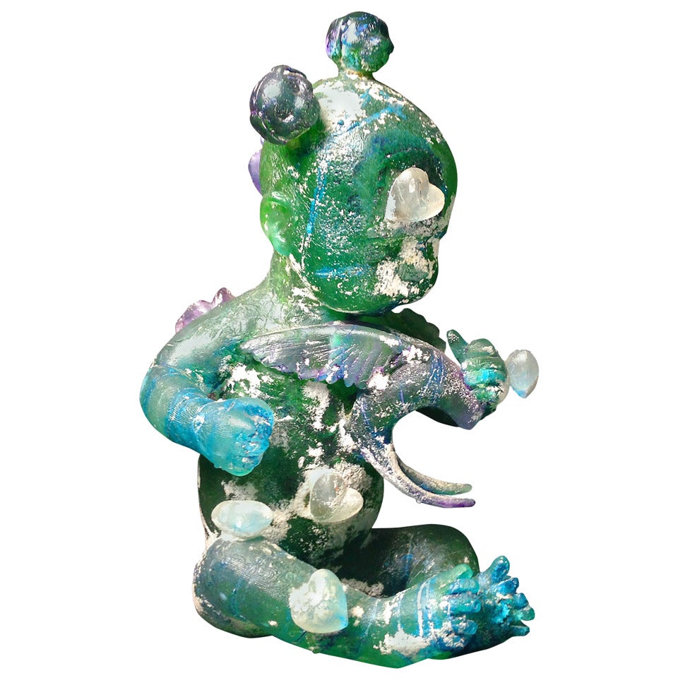 Glass Baby Sculpture by Richard Price