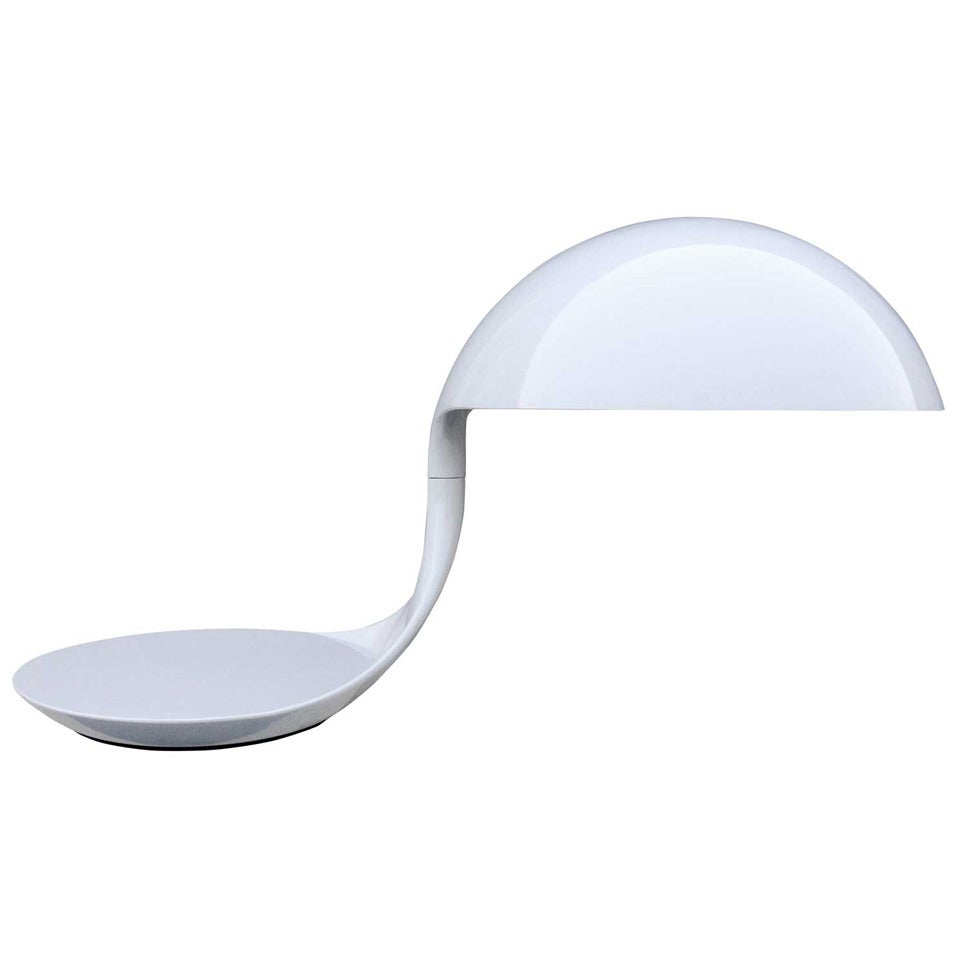 'Cobra' Desk Lamp by Elio Martinelli with Swiveling Top