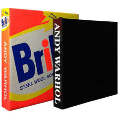 Seltener Andy Warhol Katalog in Brillo Box