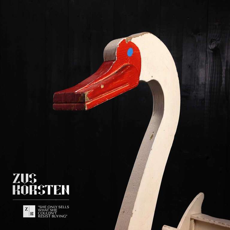 De Stijl Children Rocking Chair 'Swan' by Ko Verzuu for ADO