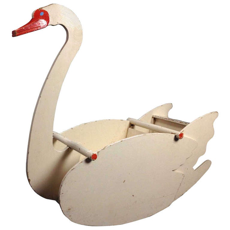 Children Rocking Chair 'Swan' by Ko Verzuu for ADO at 1stdibs