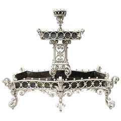 Used 19th Century Three-Tier Wrought Iron Planter or Jardiniere