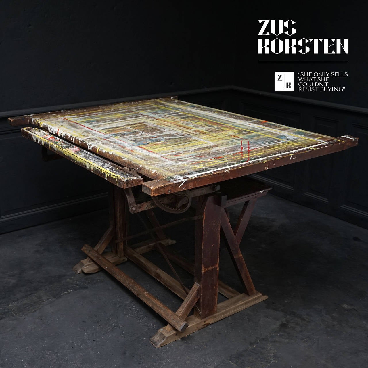20th c. Jacques Nassheuer Drafting or Drawing Table from France 2