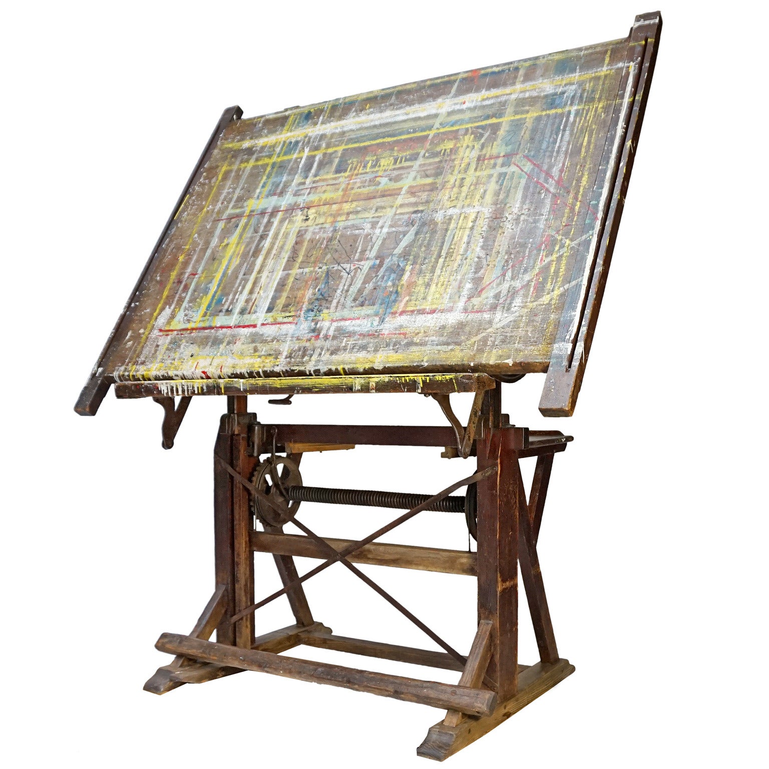 20th c. Jacques Nassheuer Drafting or Drawing Table from France