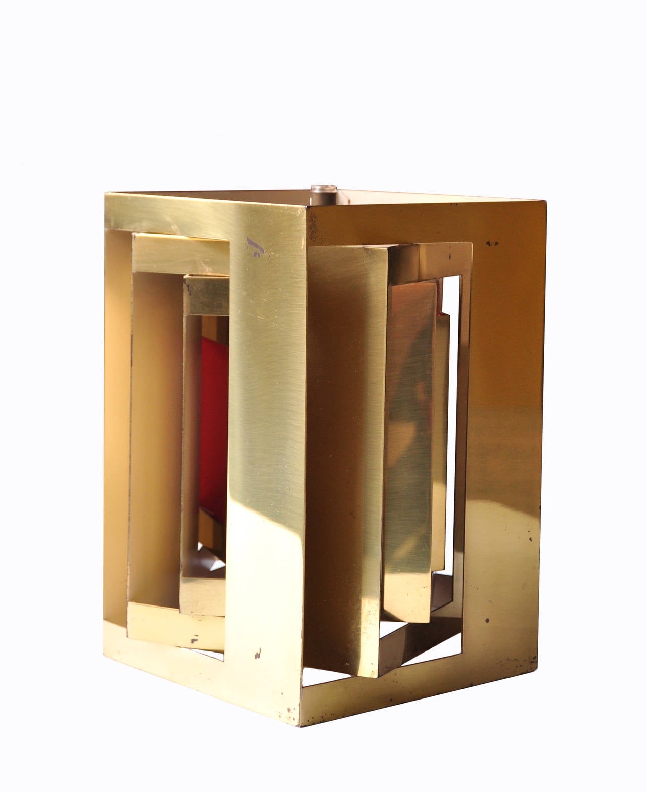 Danish Simon Henningsen Cube Pendant Lamp For Sale