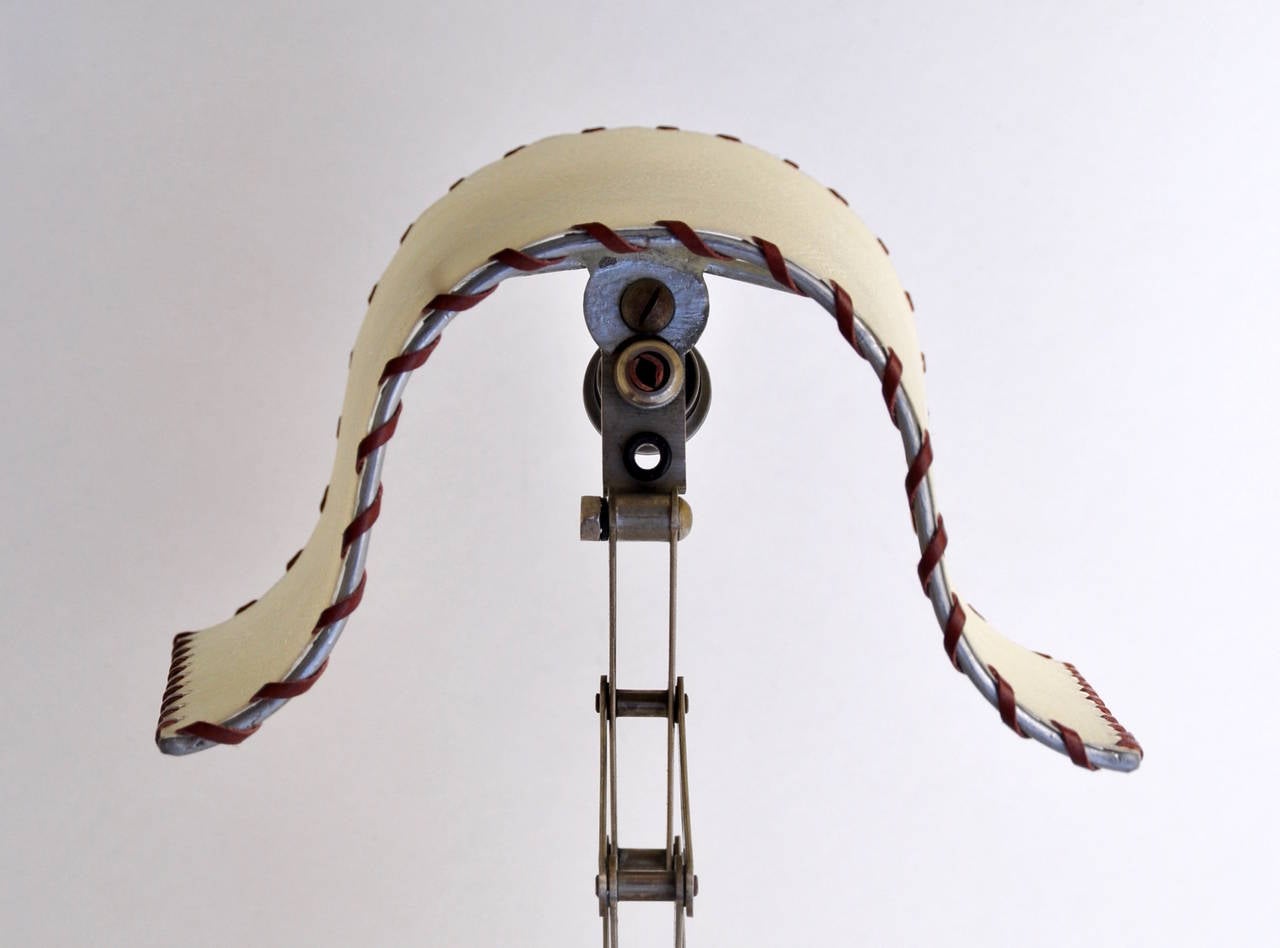 Pair of Alfred Muller Accordion Wall Lamps In Excellent Condition In Brooklyn, NY