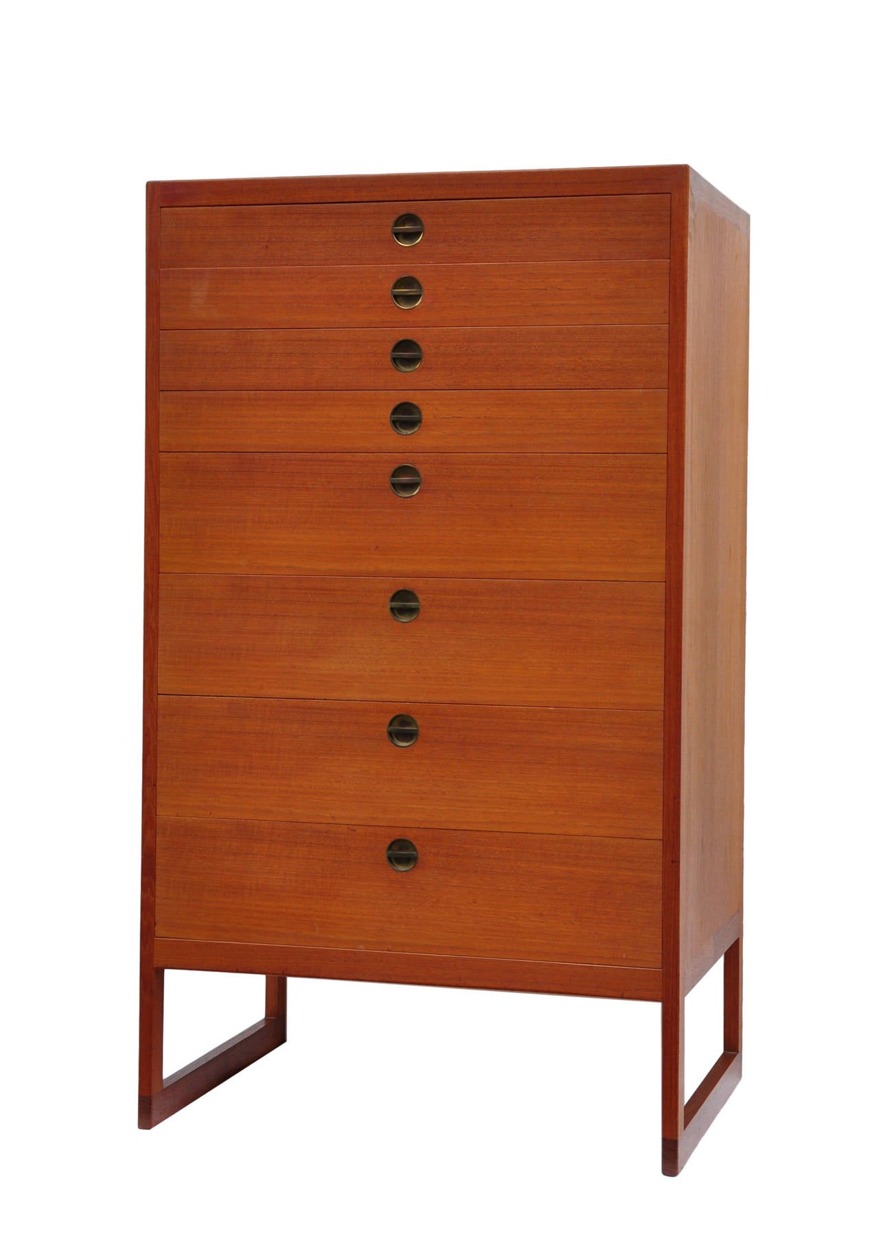High Chest of Drawers by Børge Mogensen, Denmark, 1964