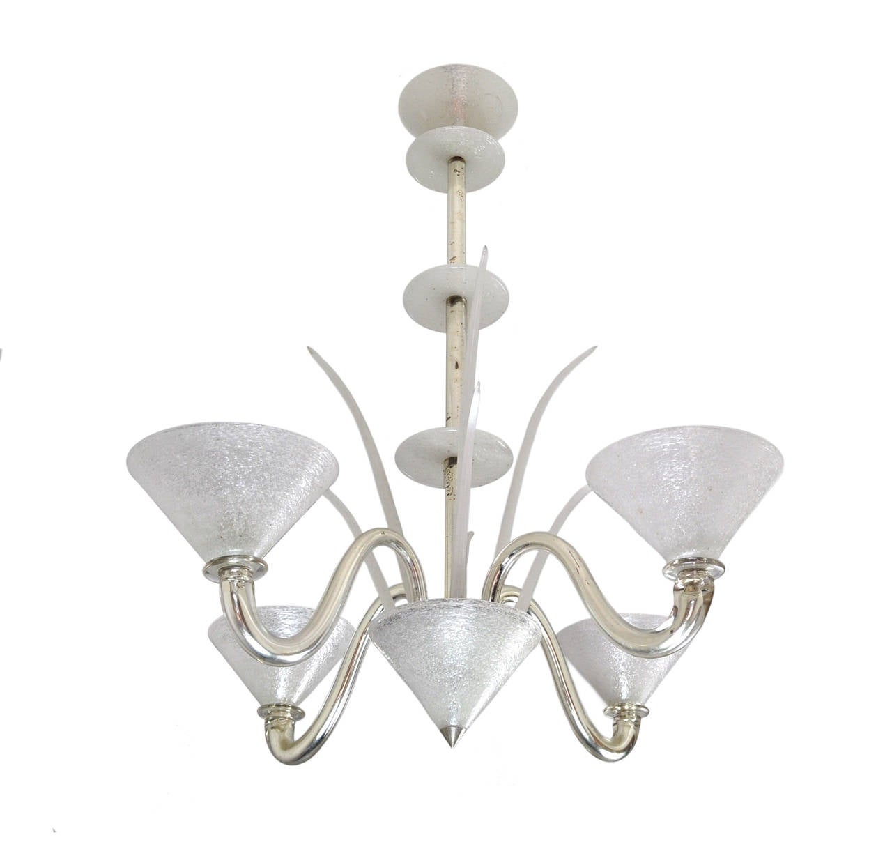 Ice Pulegoso Chandelair, Murano, Italy, 1930s