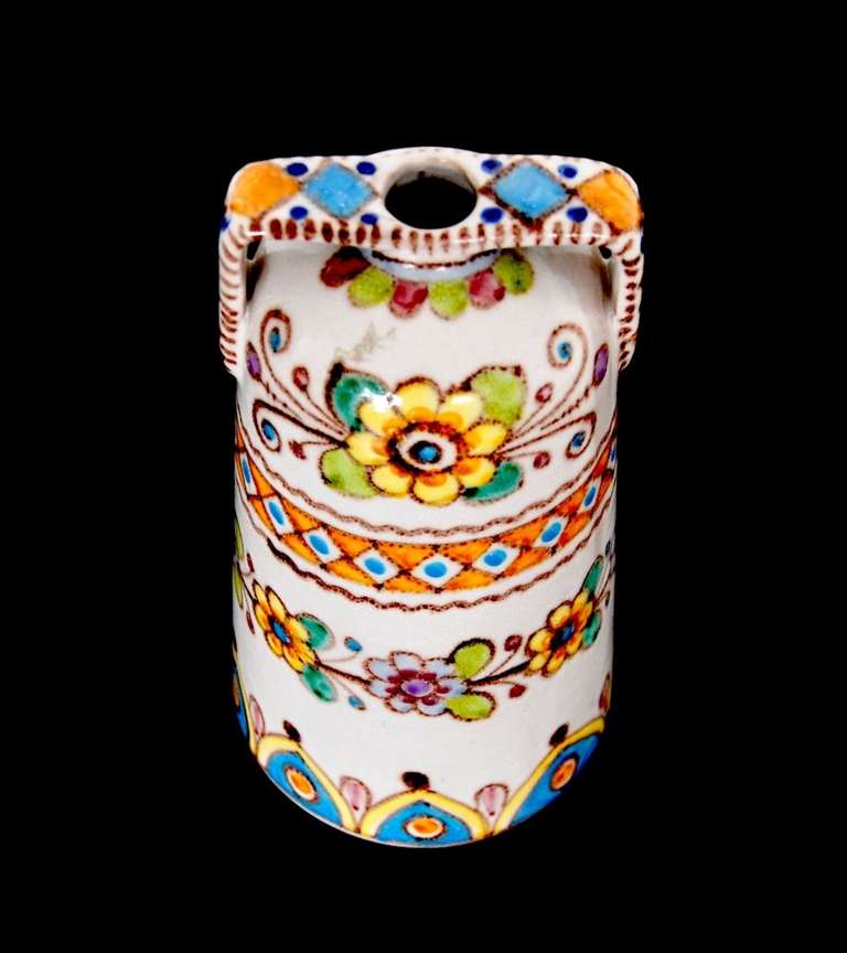 Vincenzo Pinto-Keramikvase (Land) im Angebot