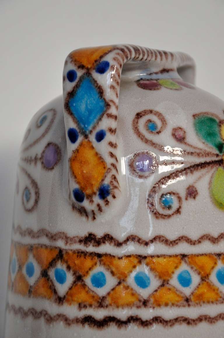 Vincenzo Pinto-Keramikvase (Italienisch) im Angebot