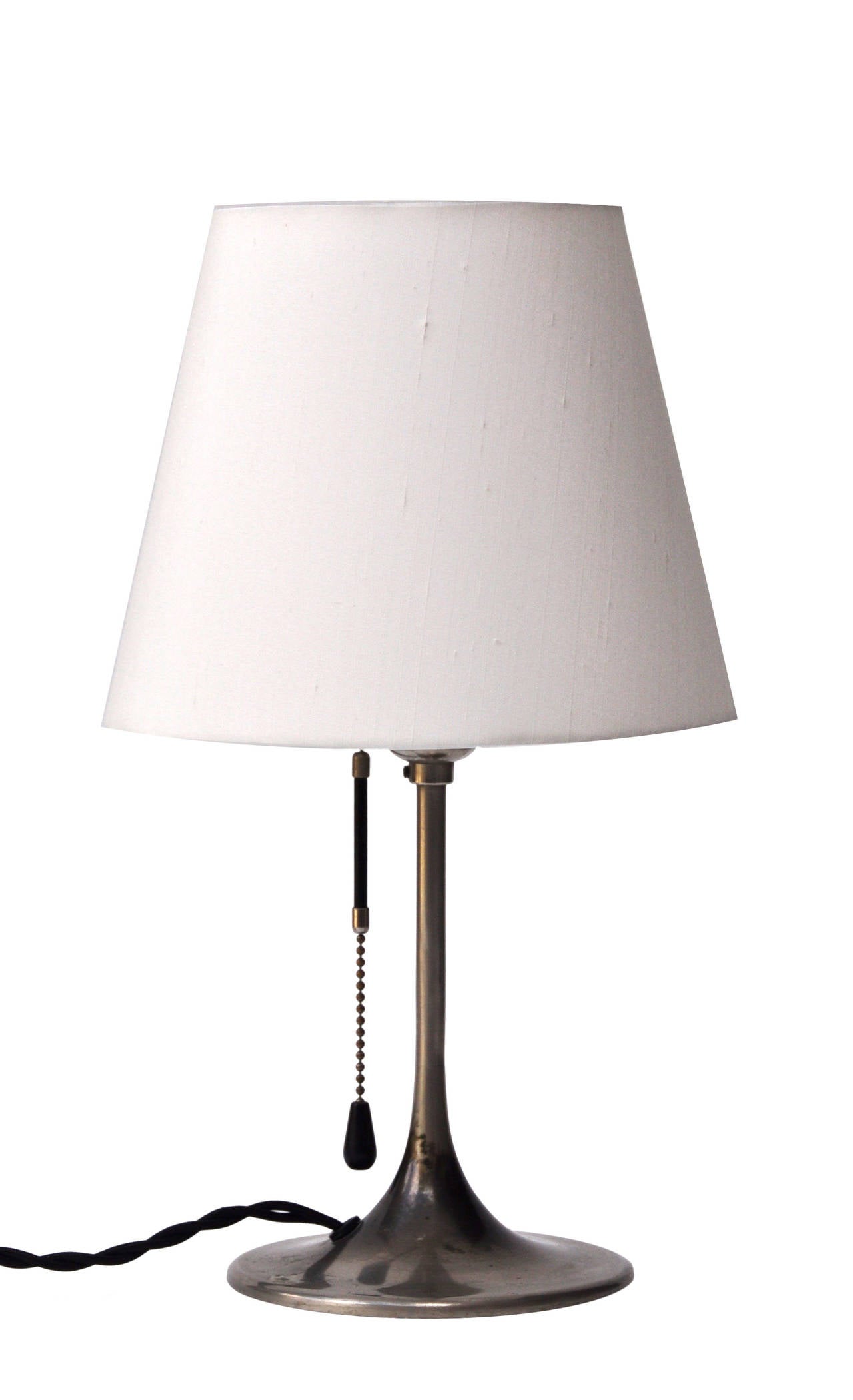 Pair of Bronzewarenfabrik 1930's bedside lamps