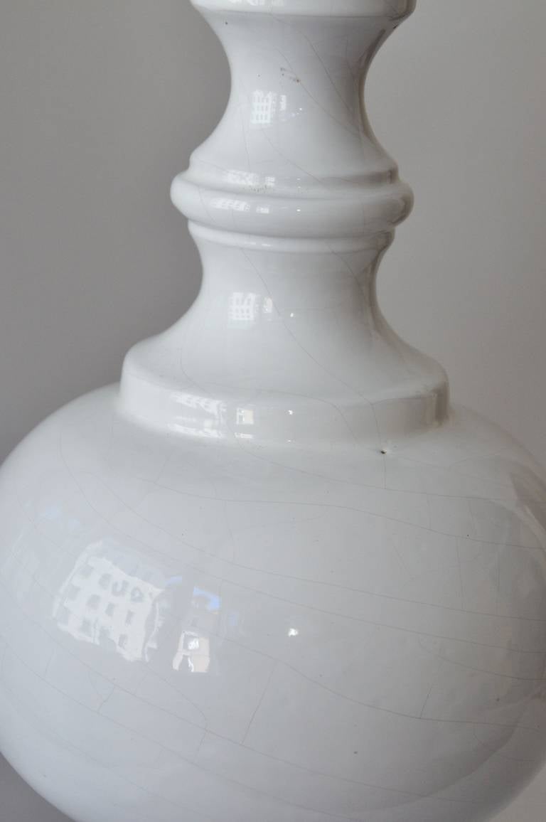 Margrit Linck Ceramic Lamp In Excellent Condition In Brooklyn, NY