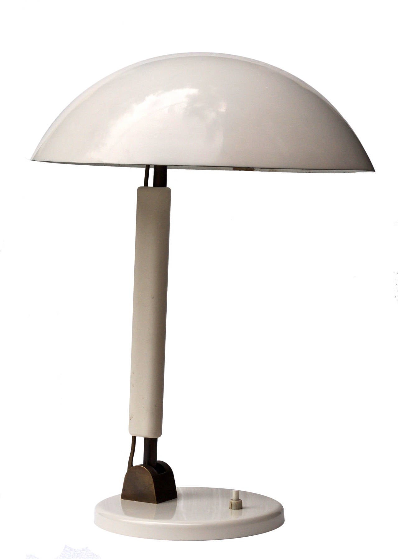 Industrial Modernist Desk Lamp, Switzerland, 1950s For Sale