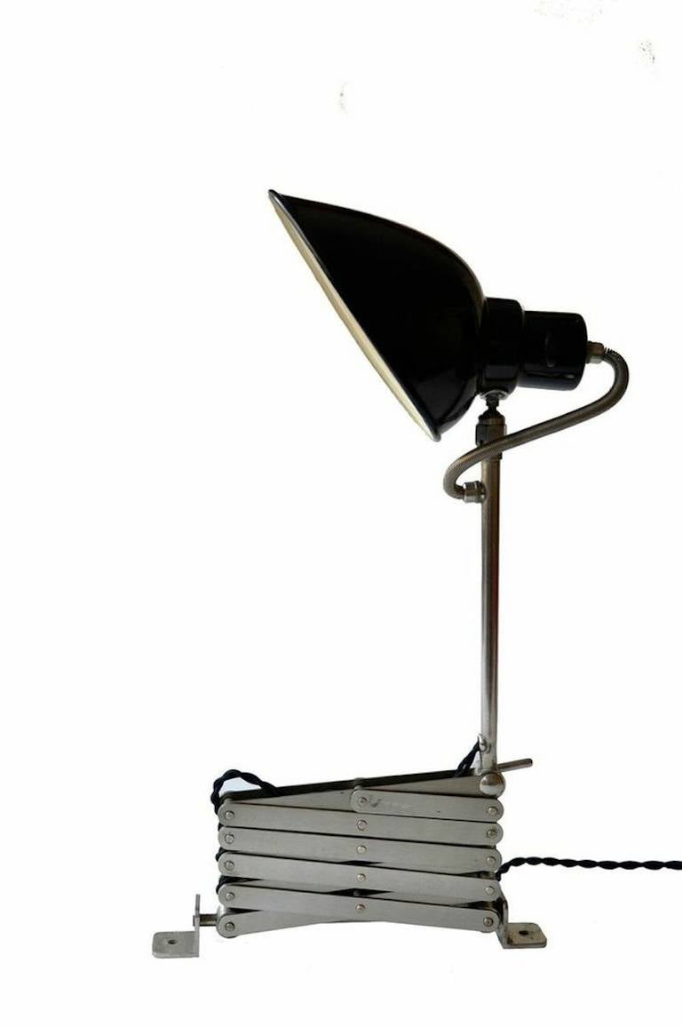 Mid-20th Century Alfred Muller Accordion Wall Lamp