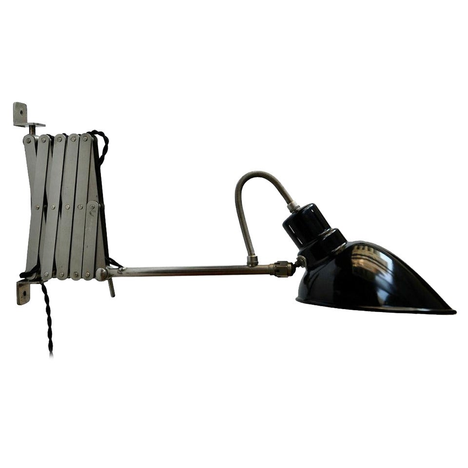 Alfred Muller Accordion Wall Lamp