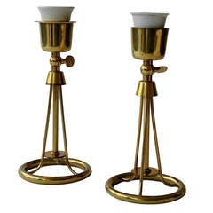 Pair of Alfred Muller bedside lamps