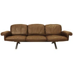 De Sede chocolate brown sofa