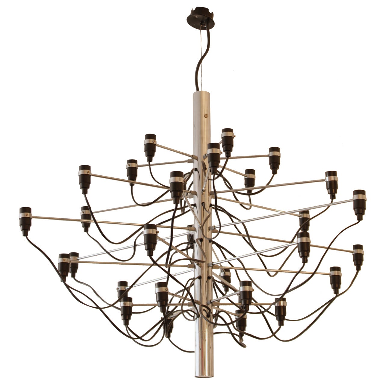 Vintage Gino Sarfatti "2097" Chandelier by Arteluce, 1958