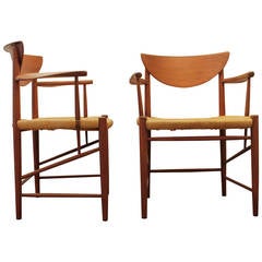 Peter Hvidt and Orla Molgaard Pair of Teak Armchairs