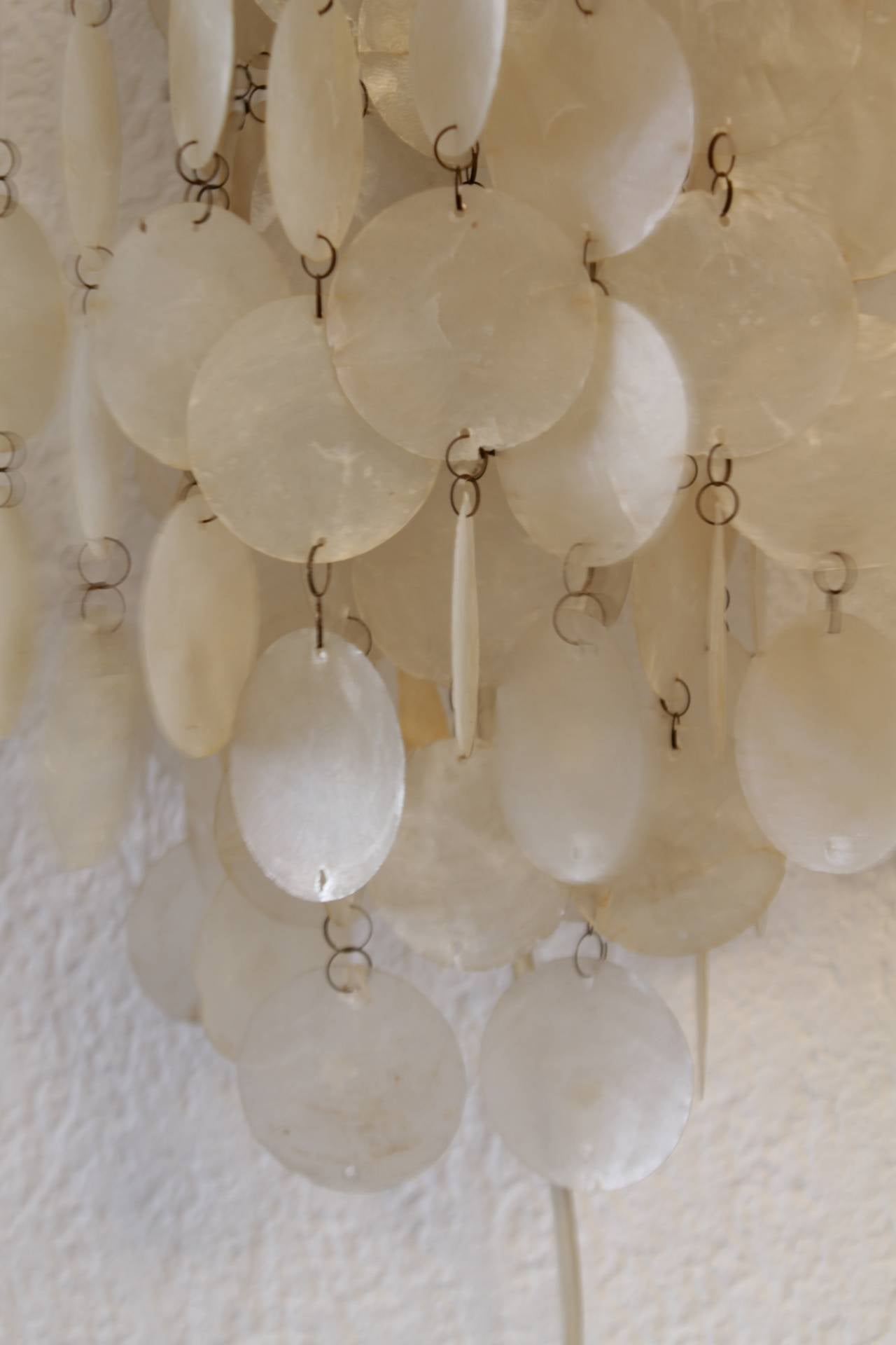 Verner Panton Pair of Shell Wall Lamps by J.Lüber 2