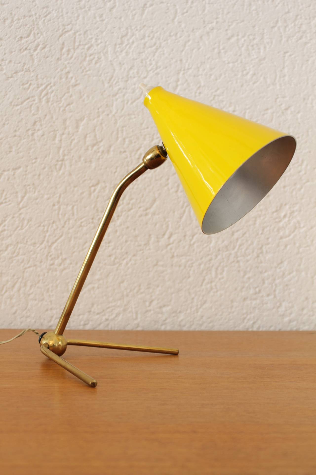 1950's cocotte table lamp