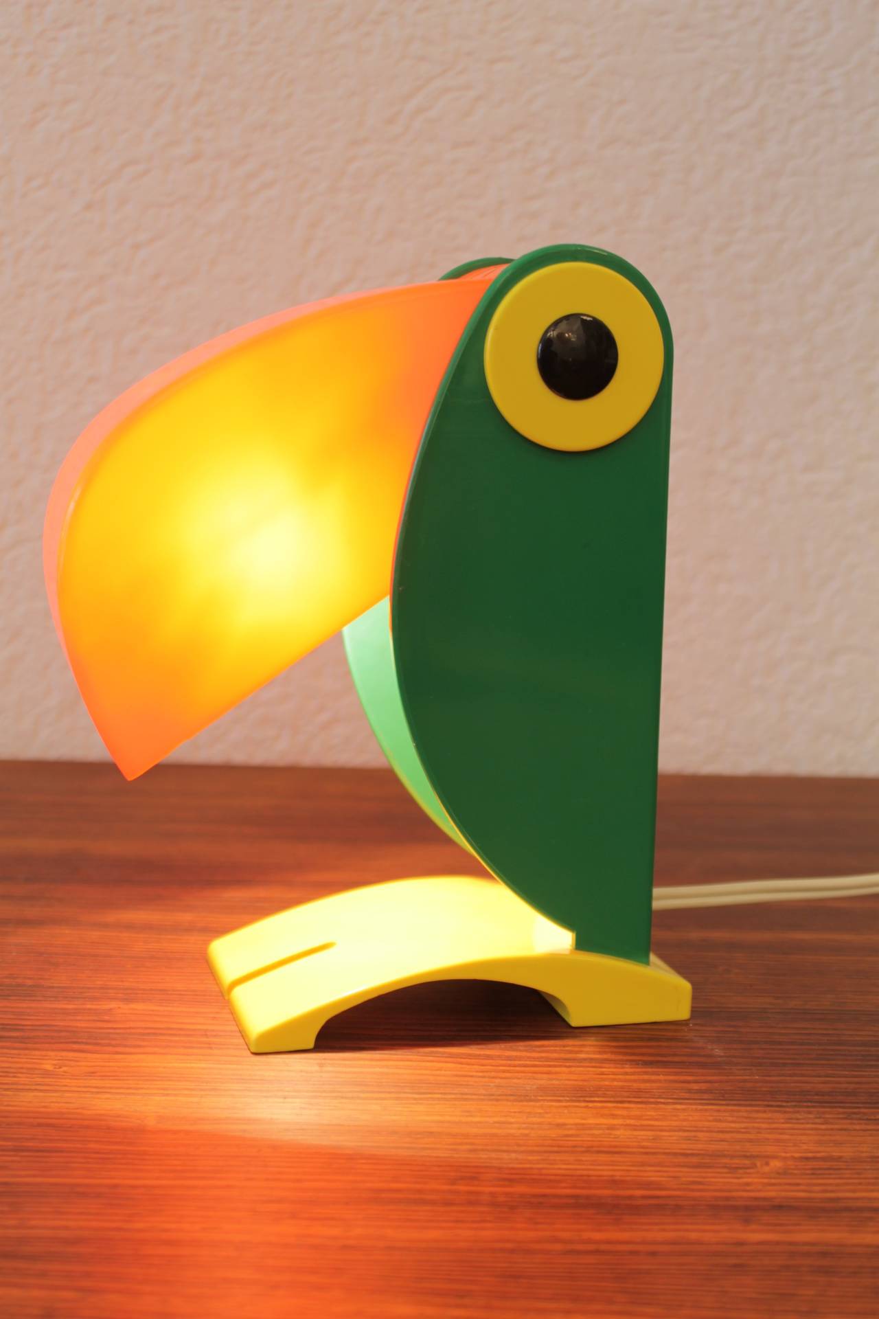 lampe toucan vintage