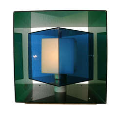 Stilnovo Acrylic Kinetic Cube Lamp