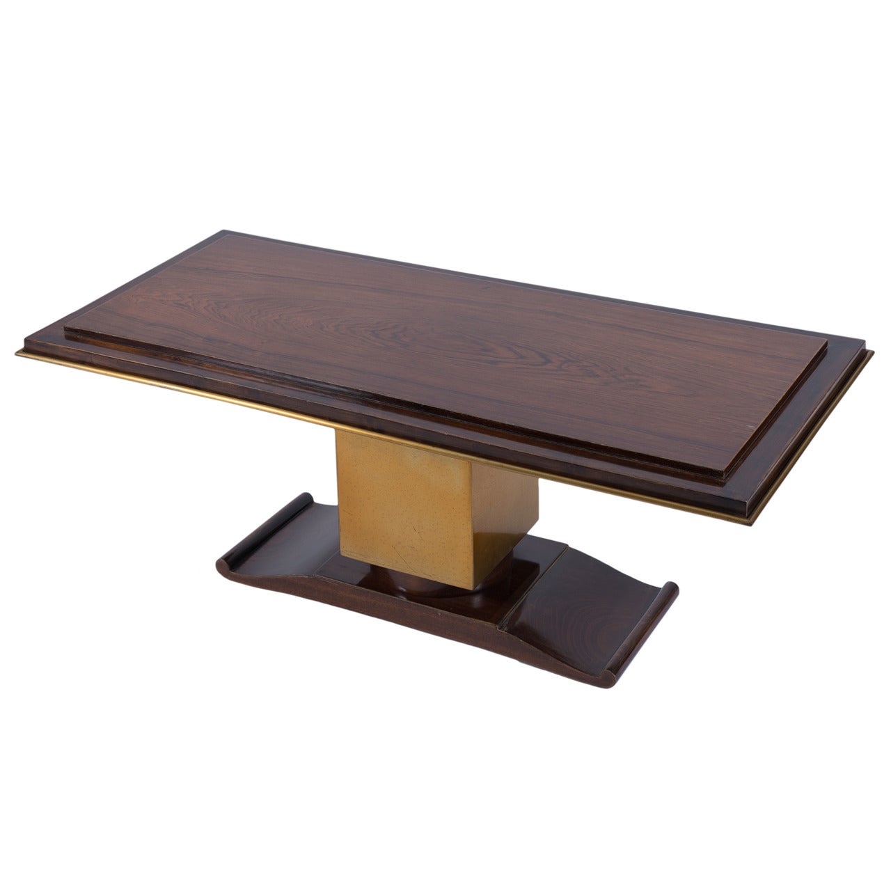 Rosewood Coffee Table by Pierre Cruèges For Sale
