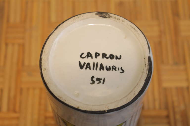 Roger Capron Four Glazed Ceramic Mugs 1
