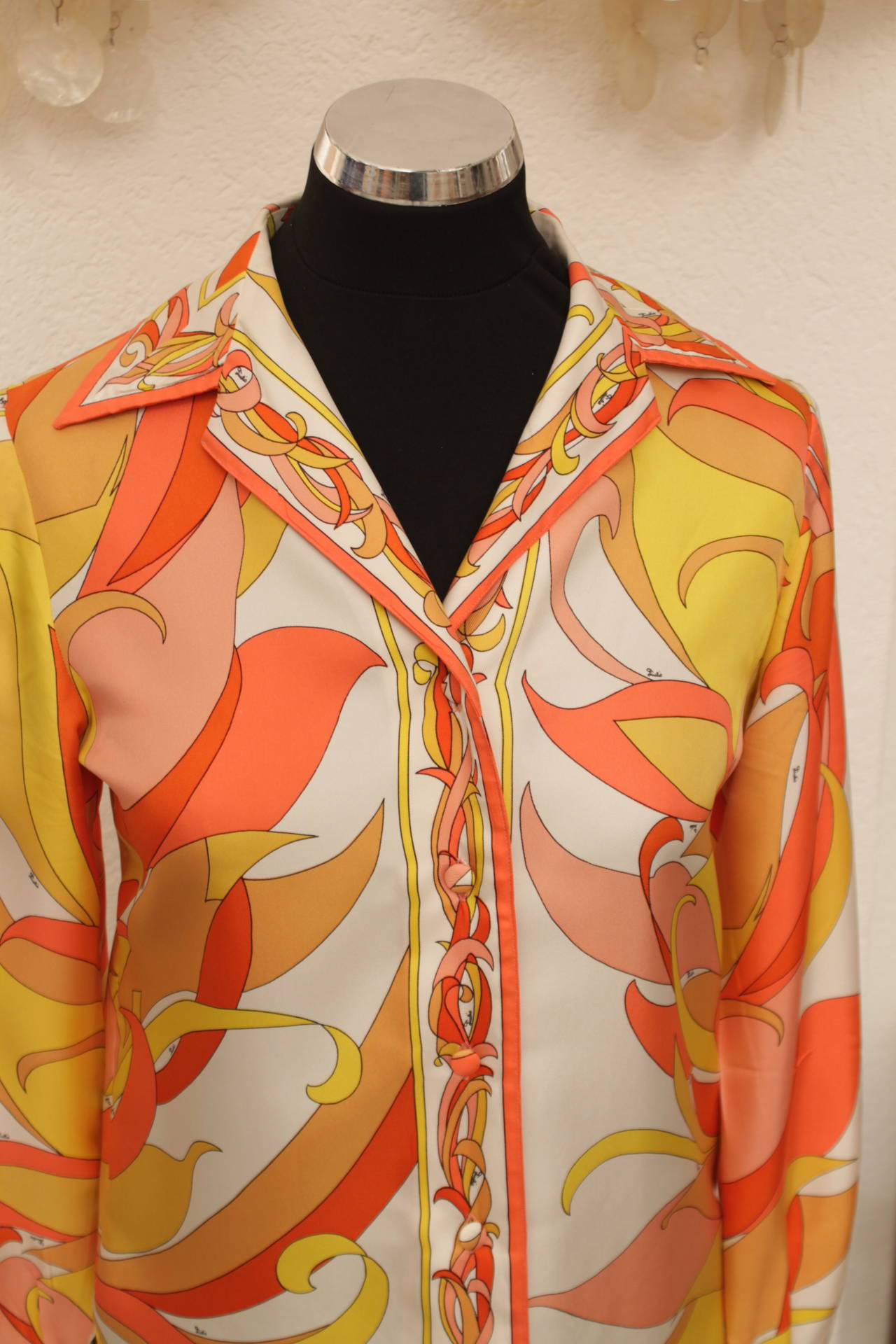 Emilio Pucci Silk Printed Blouse