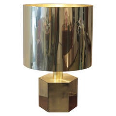 Decorative Brass 1970s Table Lamp