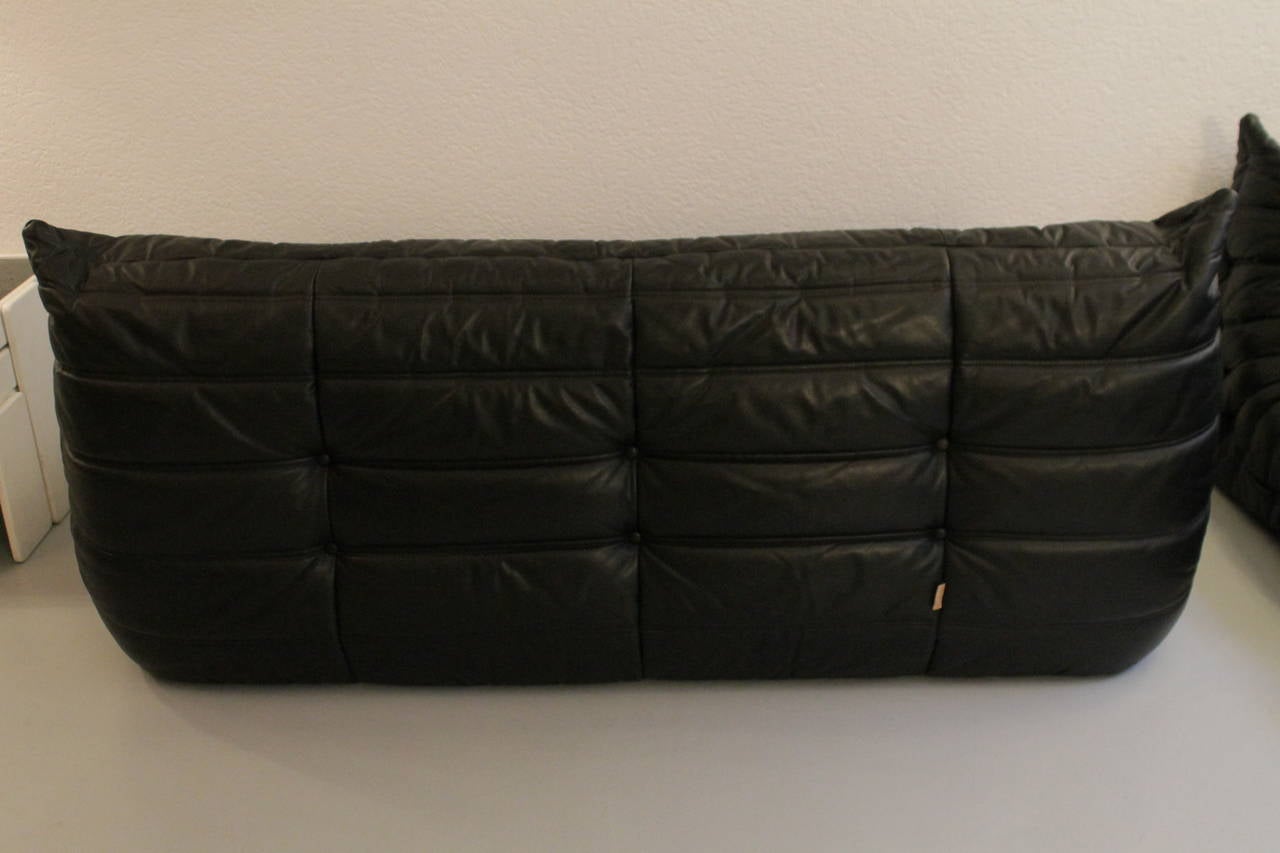 black togo sofa