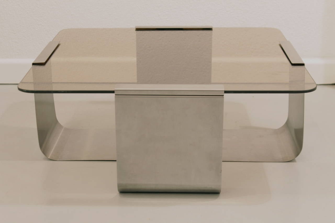 Table d'appoint Kappa Francois Monnet des années 1970