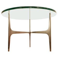 Knut Hesterberg aluminium & glass coffee table