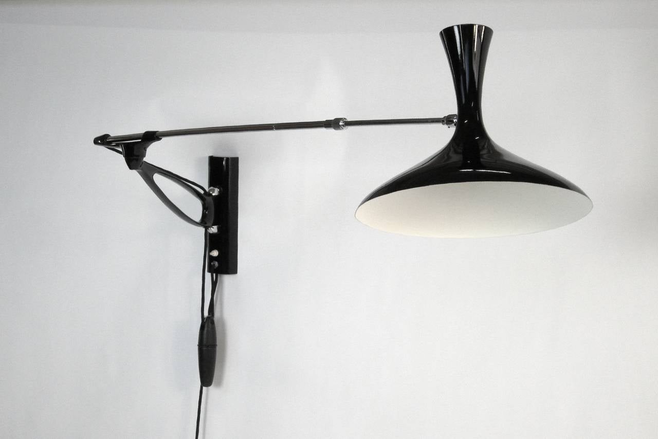 Late 20th Century Perfectly Shaped Wall Lamp by Cosack, Germany, 1970s For Sale