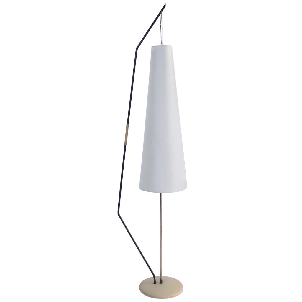 French Floor Lamp, 1950s For Sale