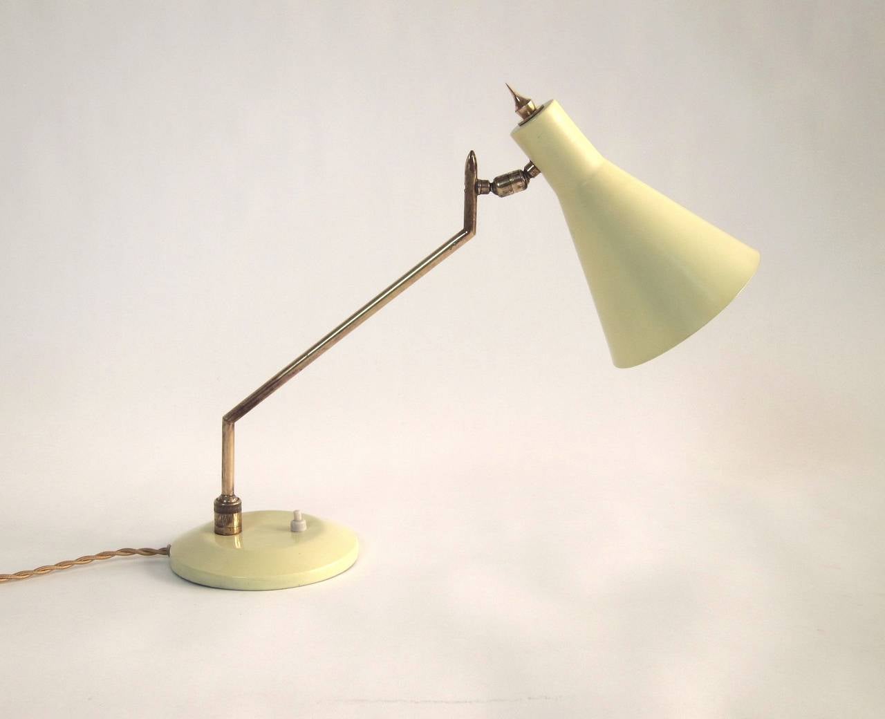 Mid-Century Modern Stilnovo Articulated Table Lamp, Italy, 1950s