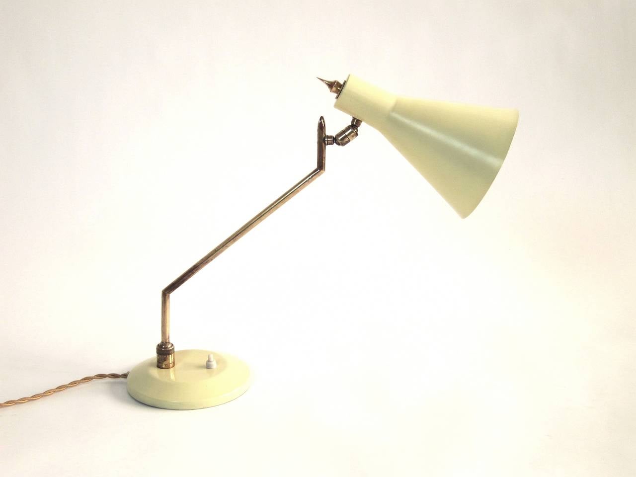 Stilnovo Articulated Table Lamp, Italy, 1950s In Good Condition In Bern, CH