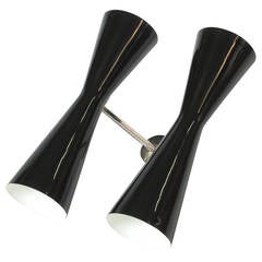 Huge Double Cone Twin Sconce, 1950s