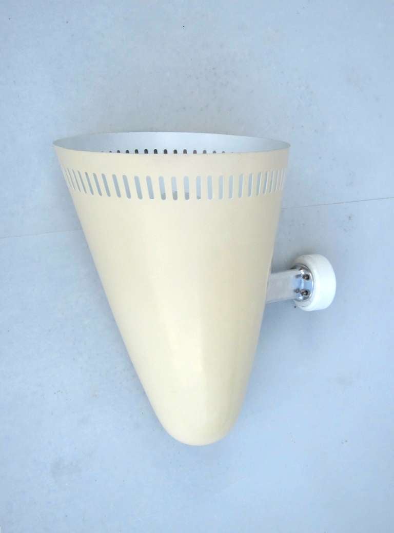 Master wall light with E40 socket, manufactured by Belmag Zurich, Switzerland 1950s.
