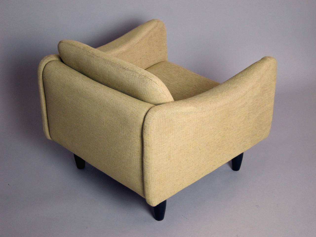 Pair of Michel Mortier Teckel Armchairs, France, 1960s In Good Condition In Bern, CH
